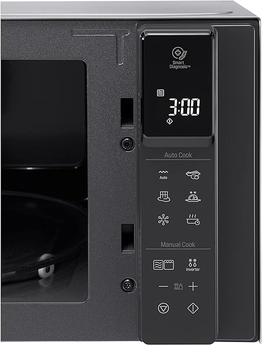 ميكروويف ال جي سعة 42 لتر فضي بدون شواية نيو شيفMS4295CIS