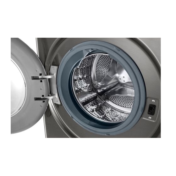 غسالة فيفايس 9 كجم من ال جي, بلون فضي بلاتيني موديل: F4R3VYG6P.APTPEEC