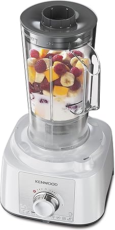 محضر طعام بقدرة 400 وات من كينوود، موديل fdp65، 1000.0 واط أبيض