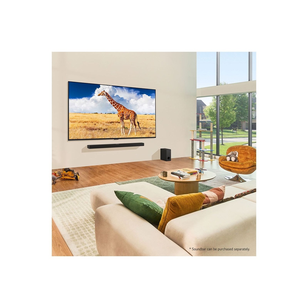 شاشة تلفزيون ال جي 75 بوصة سمارت QNED، بدقة 4K UHD، بريسيفر داخلي - 75QNED86T6A