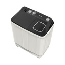 غسالة تورنيدو نصف أوتوماتيكية سعة 12 كجم، أبيض × أسود، TMH-HS12C(WK)