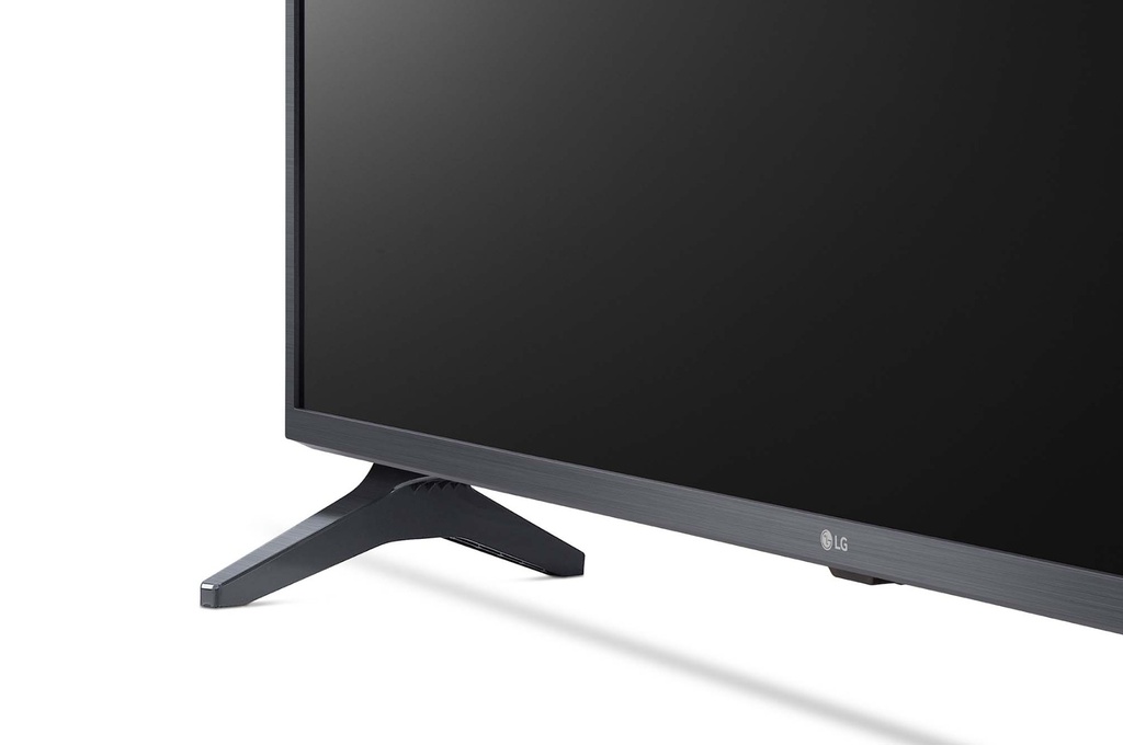 تلفزيون فائق الوضوح (UHD) من إل جي بدقة 4K مقاس 55 بوصة من السلسلة UQ7500، مع HDR (النطاق الديناميكي العالي) النشط 4K لتصميمات شاشة السينما وتقنية AI ThinQ للتلفزيون الذكي بنظام التشغيل WebOS