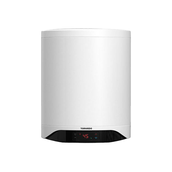 Tornado Electric Water Heater 40 Liters Enamel Digital White TEEE-40DW
