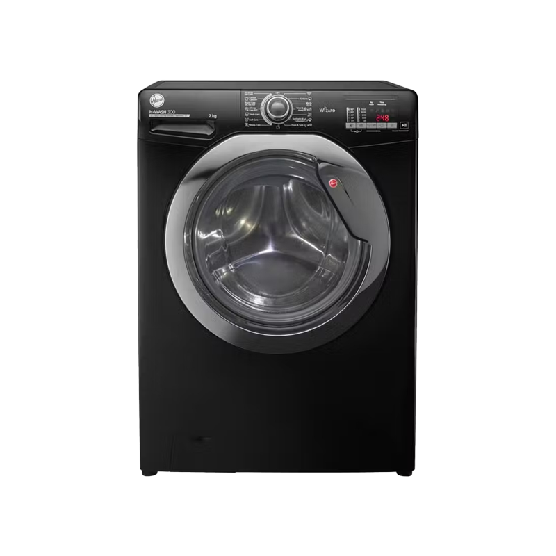 Hoover Washing Machine, 7 Kg, Black - H3WS173DC3B-ELA