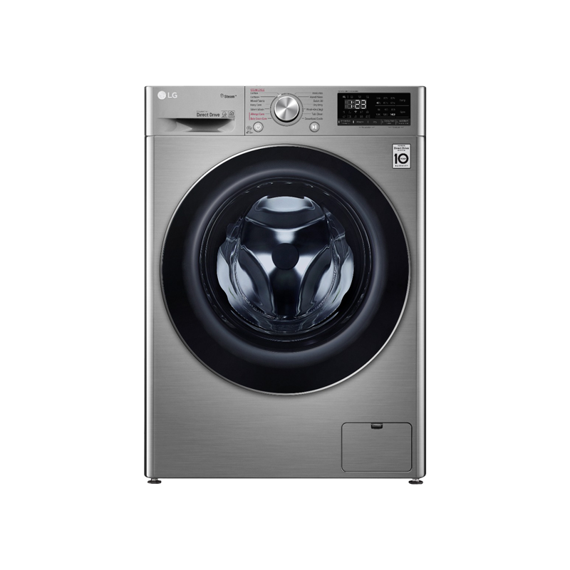  LG F4R5TGG2T Steam Washer with Dryer, 8 kg - Silver