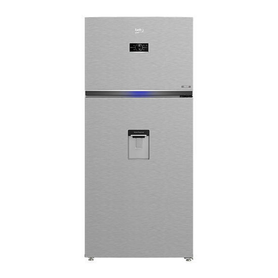 Beko Rdne650e60xp stainless steel 2 doors digital refrigerator (650l, silver)