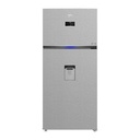 Beko Rdne650e60xp stainless steel 2 doors digital refrigerator (650l, silver)