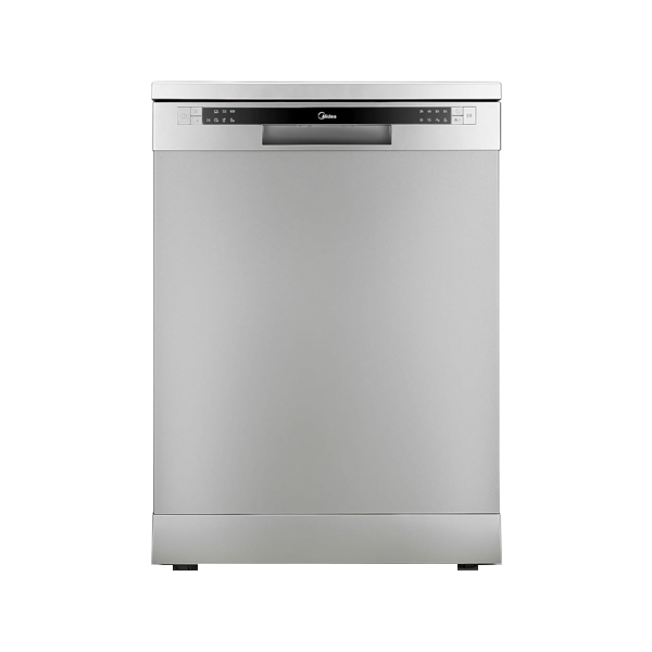 Midea Freestanding Dishwasher, 13 Place Settings, Silver - WQP13-5201C-S