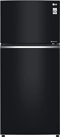 LG No Frost Refrigerator, 506 Liters, Inverter Motor, Black - GN-C722SGGL