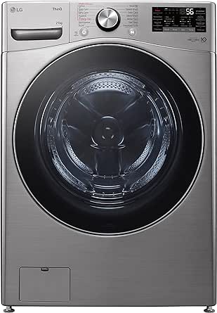 LG Inverter Washing Machine, 21 Kg, Stainless Silver - F0P2CYV2T