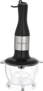 media-tech Media tech mt-hb14 5 in 1 stainless steel hand blender with chopper, 700 watt