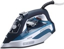 Black + Decker Steam Iron, 2400 Watt, Blue - X2150