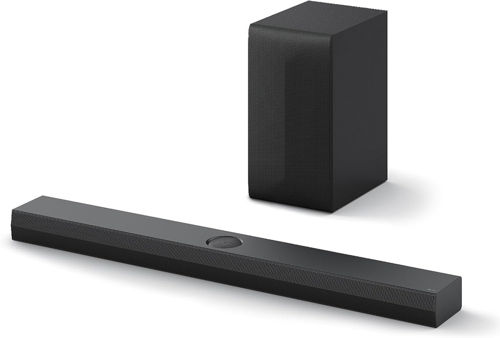 LG New Launch Soundbar Sq70Ty,400W,3.1.1Ch,Dolby Atmos&DTS: X,Hi-Res Audio,Center Up-Firing Speaker,Ai Sound Pro,Wow Synergy,Wireless Subwoofer,Qned Matching Bracket Inside(2024 Qned Tv),Black