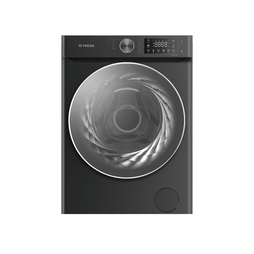 غسالة ملابس اوتوماتيك انفرتر فريش، 8 ك، 1200 لفة،  - اسود 500016432