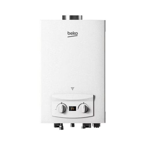 Beko Gas Digital Water Heater, 10 Liters, White - BGWH 10LW