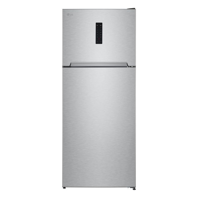 LG No-Frost Top Freezer Refrigerator, 401 Liters, Inverter, Silver - GTF402SVAN