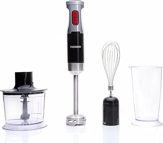 طقم خلاط يدوي (هاند بلندر )فول ميكس برو MT-HB55 من ميديا تيك، 1200 وات 