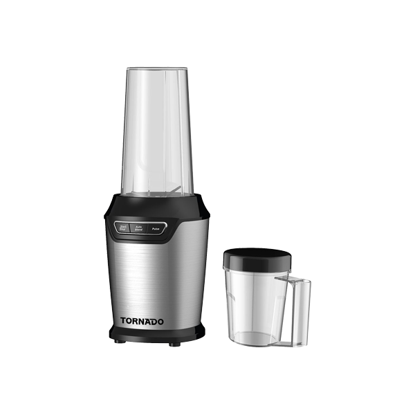 Tornado Electric Blender 1000 Watt 0.75 Liter Capacity Extra Jug 0.5 Liter Black TBL-1000W