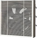 Toshiba Bathroom Ventilation Fan VRH30S1 (30 cm, Brown), No. of outlets: 4 1000 W