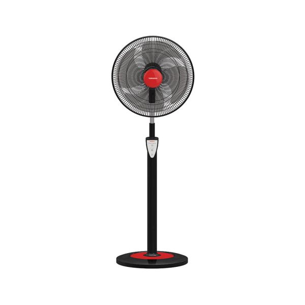 TORNADO Stand Fan 18 Inch 4 Blades Remote Black EFS-95SR
