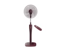 Tornado Stand Fan 16 Inch 4 Blades Remote Control Burgundy TSF-75RED
