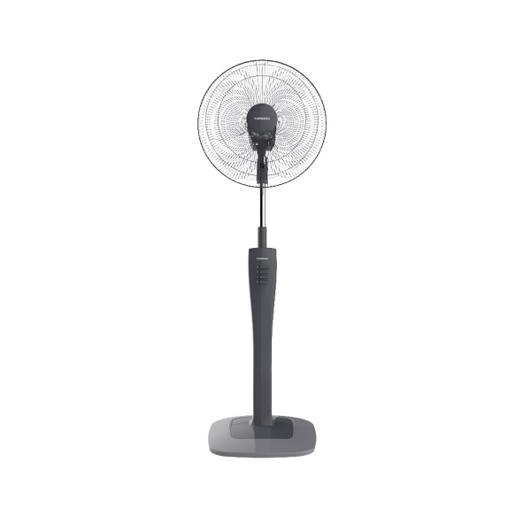 TORNADO Stand Fan 16 Inch 4 Blades Grey Or Maroon TSF-74