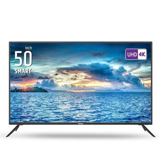 [9979] تليفزيون سمارت فل اتش دي بشاشة عرض LED 50 بوصة من دريك مع ريموت كونترول اسود - Led-50Sm4