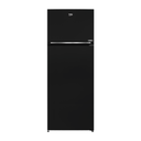 Beko rdne448m20b no frost 2 door stainless steel refrigerator, 448 liters - black