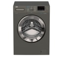 BEKO WASHING MACHINE FULL AUTOMATIC DIGITAL 8 KG 1200 RPM STEAM CHOROME DOOR BLACK WTV-8612-XBCI