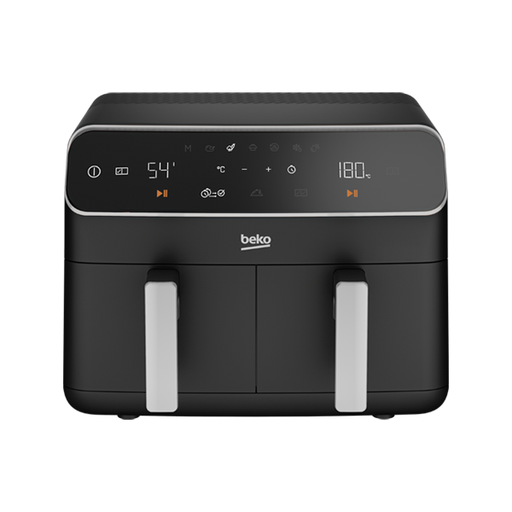 [FRL5388B] Beko CookFit 2-in-1 Air Fryer, 8.5 Liters, 2400W, Black - FRL 5388 B