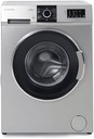 White Point WPW71015DSWB Fully Automatic Washing Machine, Front Loading, 7 Kg, Inverter, 1000 Rpm, Chrome Door - Black