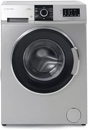 [WPW71015DSWB] White Point WPW71015DSWB Fully Automatic Washing Machine, Front Loading, 7 Kg, Inverter, 1000 Rpm, Chrome Door - Black