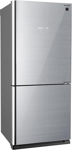 [SJ-GV73J-SL] SHARP Fridge Inverter Bottom Freezer 558 Liter Silver SJ-GV73J-SL