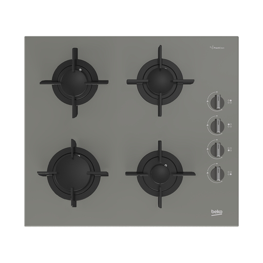 [BOCD T 6010] Beko Built-in Gas Hob, 4 Burners, 60 cm, BOCD T 6010 EGE - Grey