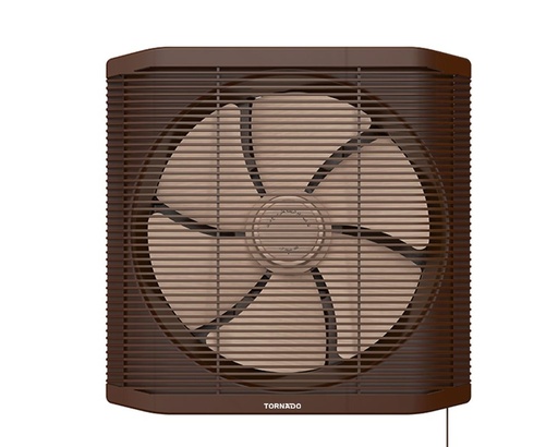 [TVS-25CN] Tornado Bathroom Ventilating Fan, 25 cm, Creamy x Brown - TVS-25CN