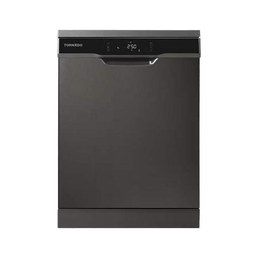 [TDV-FN128CDX] TORNADO Dishwasher 12 Person 60 cm Digital 8 Programs Dark Inox TDV-FN128CDX