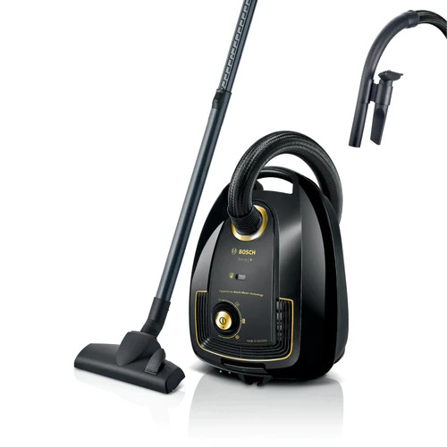 [BGL38GOLD] Bosch Series 4 Bagged Vacuum Cleaner, 2000 Watt, Black and Gold - BGL38GOLD