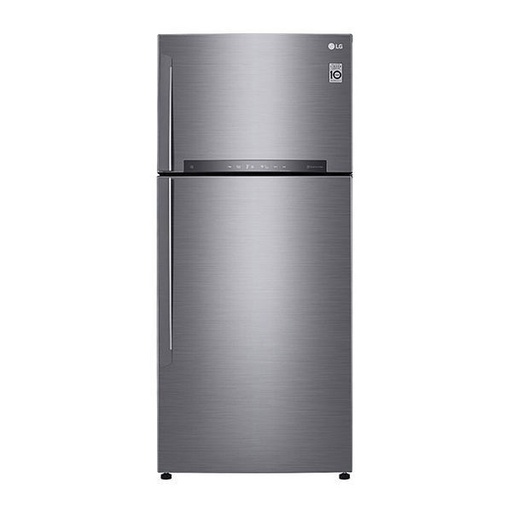 [GN-H722HFHL] LG No Frost Refrigerator, 506L, 2 Doors, Digital Screen, Inverter, Silver, GN-H722HFHL