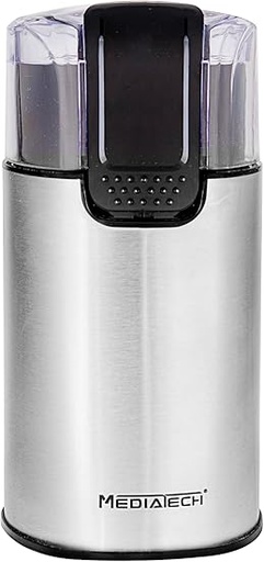 [MT-CG904] مطحنةبن توابل ميدياتك، 220 وات، فضي - MT-CG907