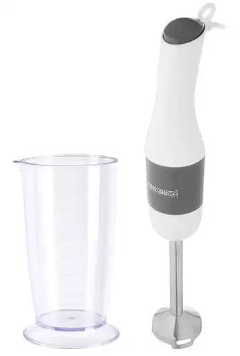 [MT-HB24] MediaTech Hand Blender, 450 Watt, White - MT-HB24