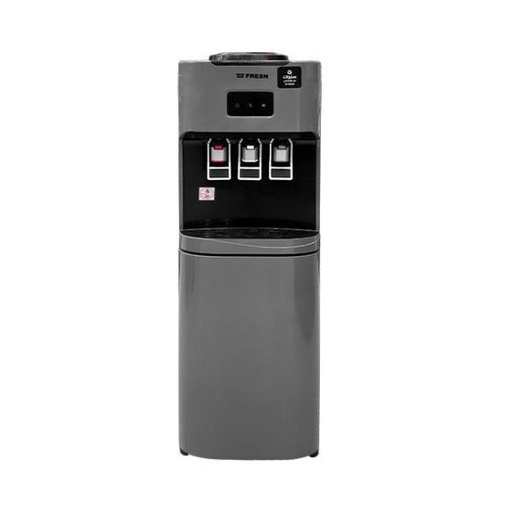 [FW-16VFD2] Fresh Hot, Cold, and Normal Water Dispenser, 3 Taps, Silver - FW-16VFD2