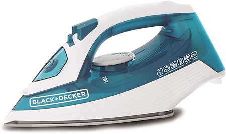 [X1575-B5/] Black & Decker X1575-B5 Steam Iron with Nonstick Soleplate, 1600 W - 2 Years Official Warranty