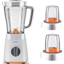 Kenwood Blender with 2 Mills, 500 Watt, 1.5 Liter, White - BLP15.360WH