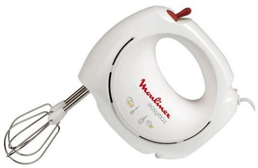 [HM2501B1/] Moulinex Easy Max Hand Mixer, 200 Watts, White - HM2501B1