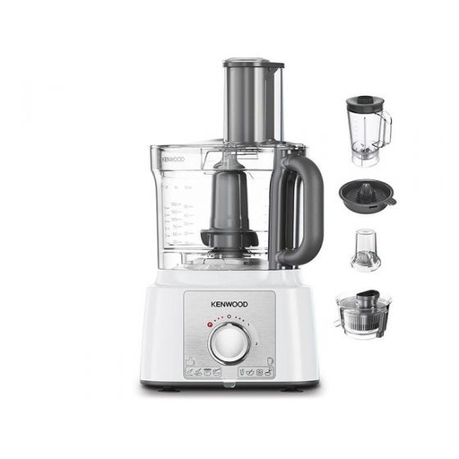 [FDP65.750WH] محضر طعام كينوود مالتي برو 1000 وات ابيض موديل FDP65.750WH