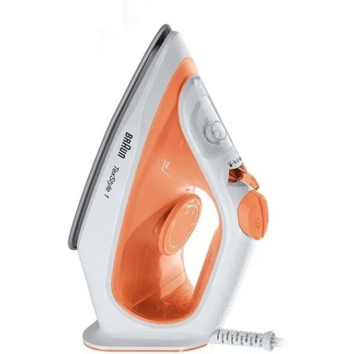 [SI1009OR] Braun TexStyle 1 Steam Iron, 220ml, 1900 Watt, Orange and White - SI 1009