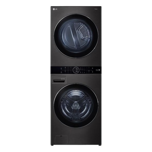 [FWT2116BS] LG WashTower Front Load Automatic Wash with Dryer, 21Kg, Inverter Motor, Black - FWT2116BS