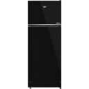 Beko No-Frost Refrigerator, 406 Liters, Inverter, Black - RDNE455M20XBIDEGB