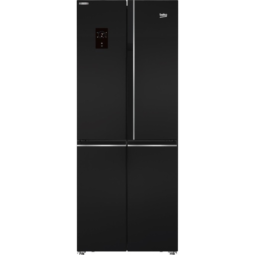 [GNE480E20ZBH] ثلاجة بيكو نوفروست، 450 لتر، موتور انفرتر، اسود - GNE480E20ZBH