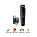 Braun 9 in 1 Styling Kit, Wet and Dry, Black - MGK5420